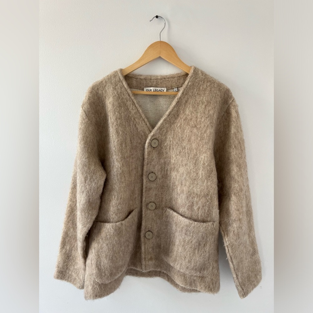 Our Legacy Cardigan beige M4226CA